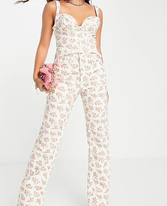 ASOS ASOS luxe rose jeans
