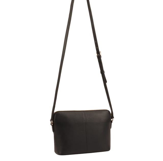Paul Costelloe Paul Costelloe Women's Lenya Leather Cross Body Bag in Black - 2