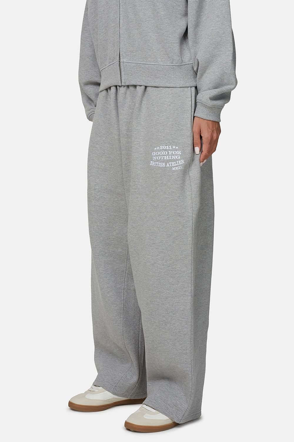 GOOD FOR NOTHING Good For Nothing Women's Baggy Jogger with Embroidered Logo in Grey