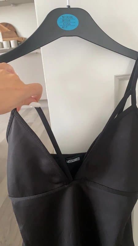 Missguided Missguided black mini dress