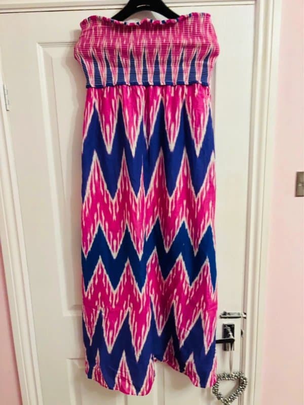 Zara Zara statement cute maxi wedding party holiday beach 12-14 large same day post