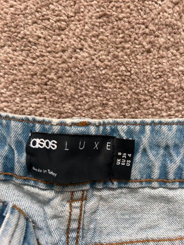 ASOS ASOS Luxe women light blue jeans size 8