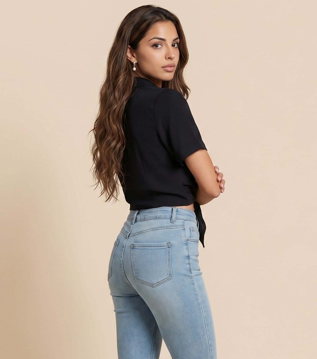 Urban Bliss Women's Light Blue Bootcut Jeans Urban Bliss New Look - 4
