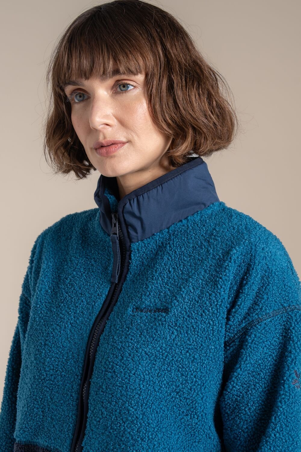 Craghoppers Craghoppers Women's Avens Borg Full-Zip Insulating Active Fleece Jacket in Blue - 4