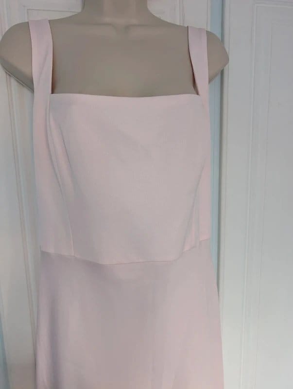ASOS Satin Maxi Dress in Rose Size 18
