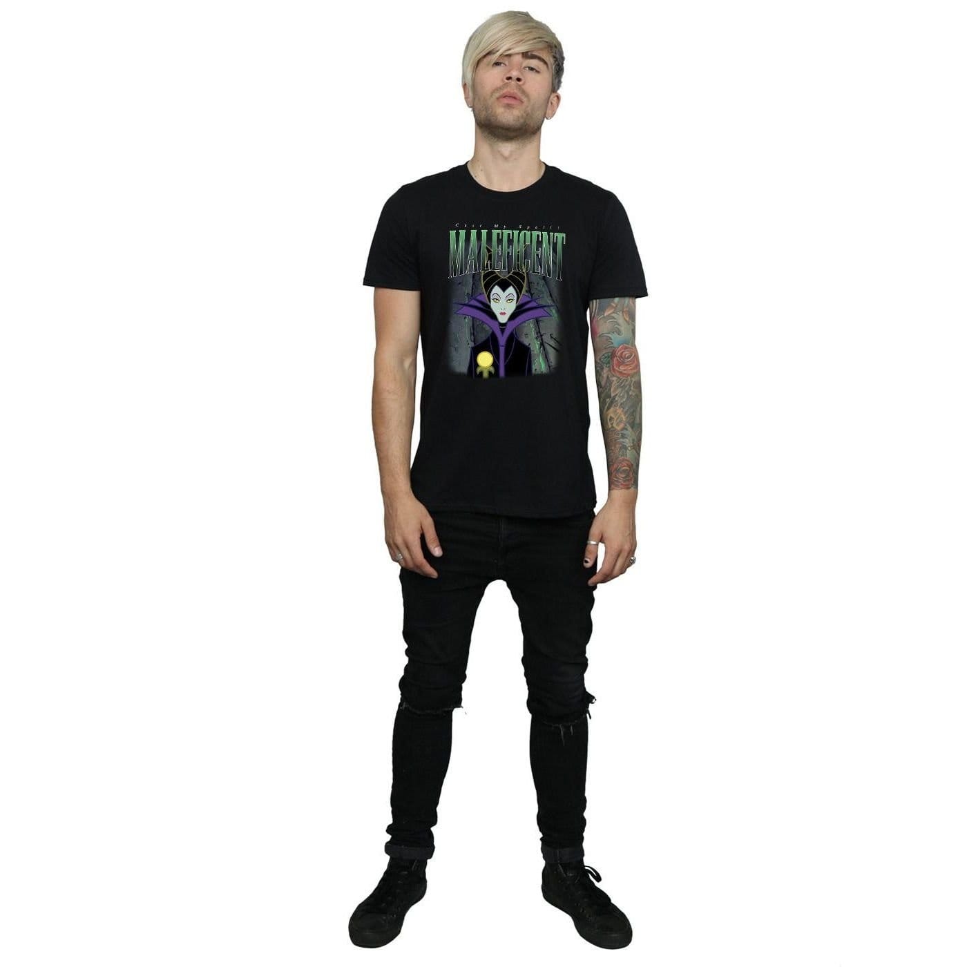 Maleficent Maleficent Men's Montage Cotton T-Shirt in Black - 4