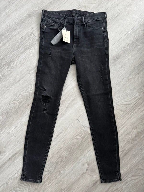 River Island River Island “Molly” Black Ripped Jeans (12)
