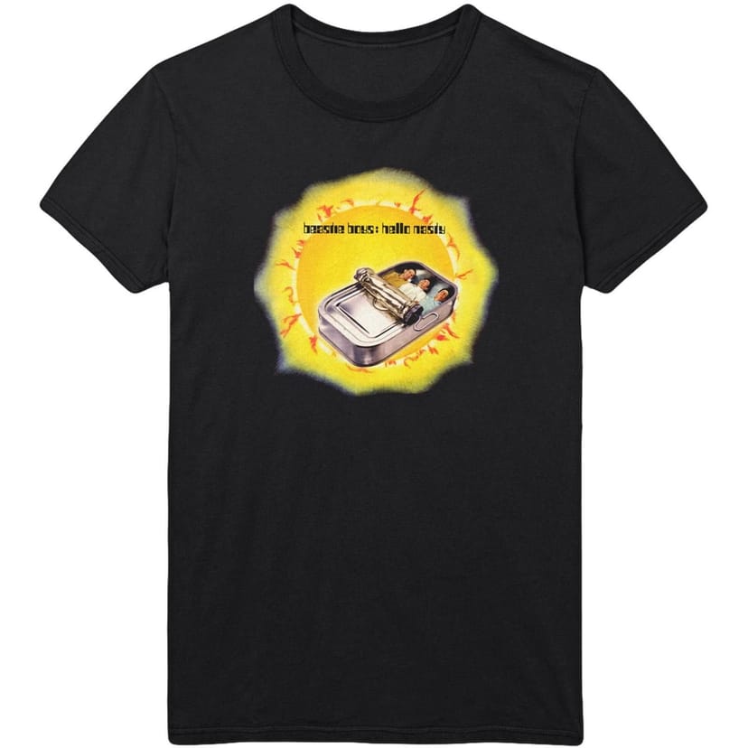 Beastie Boys Beastie Boys Men's Hello Nasty T-Shirt in Black - 1