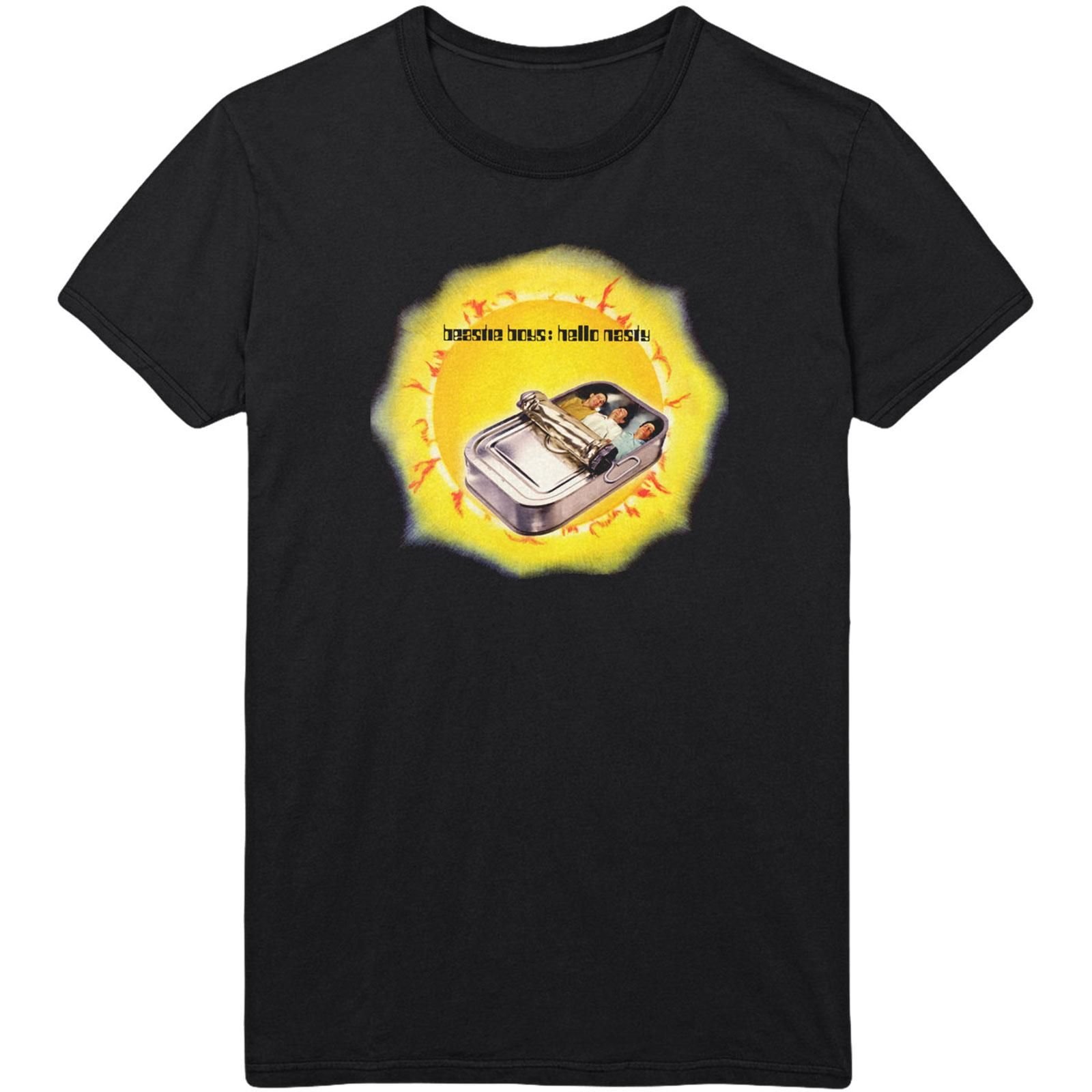 Beastie Boys Beastie Boys Men's Hello Nasty T-Shirt in Black - 2