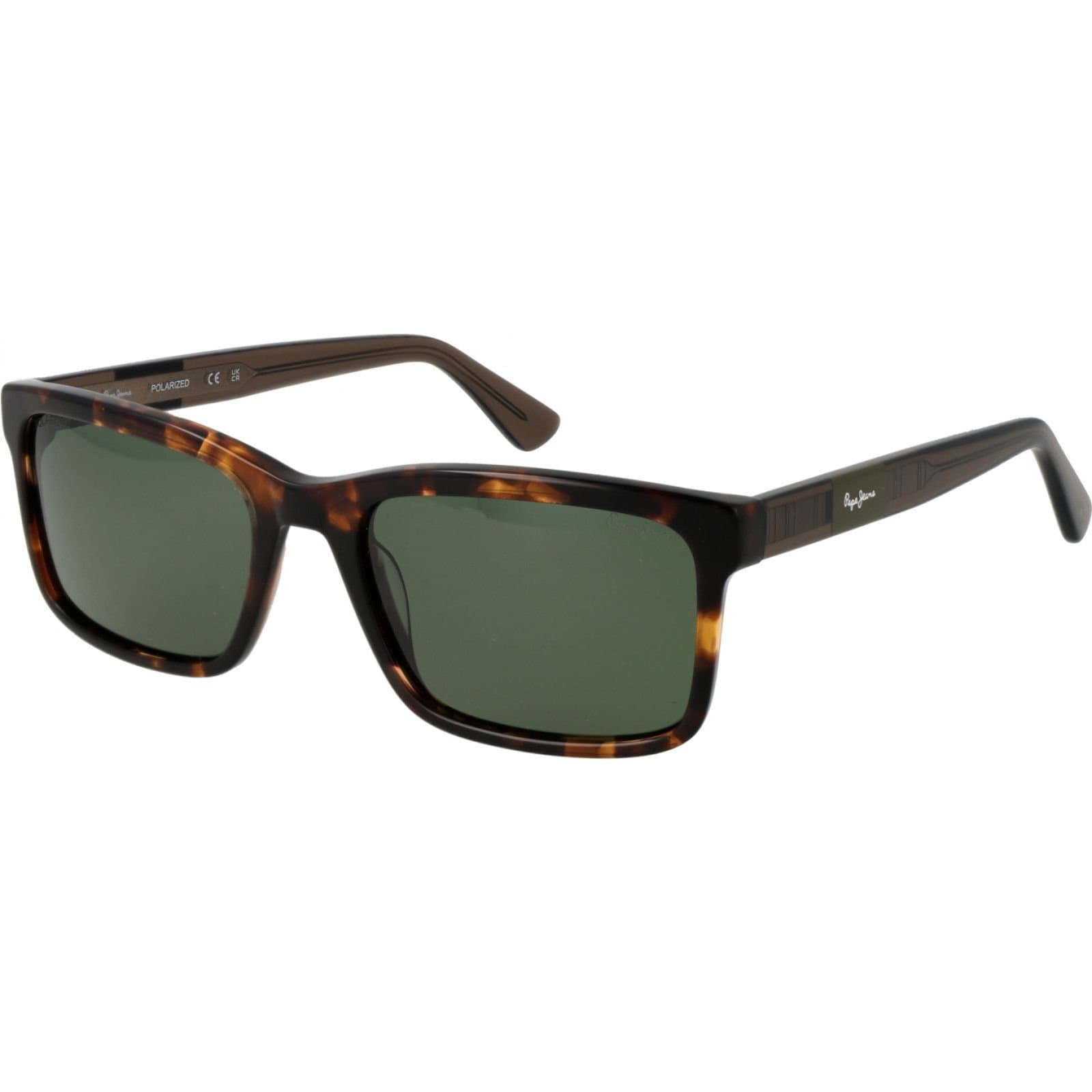 Pepe Jeans Pepe Jeans Men's PJ7482 54101P Square/Rectangle Sunglasses in Brown