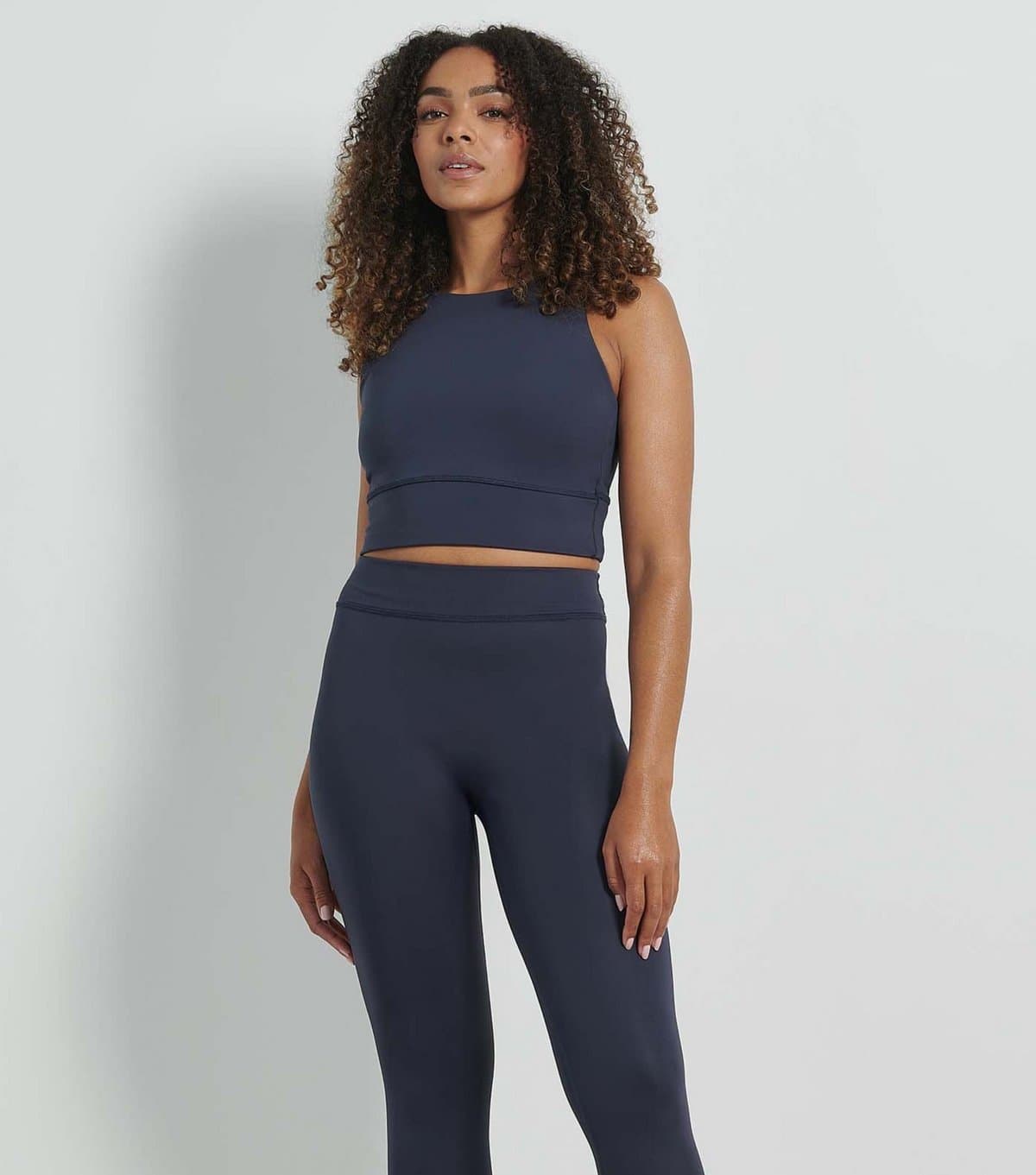 Rise Women's by Zara McDermott Navy Active High Neck Vest Rise New Look