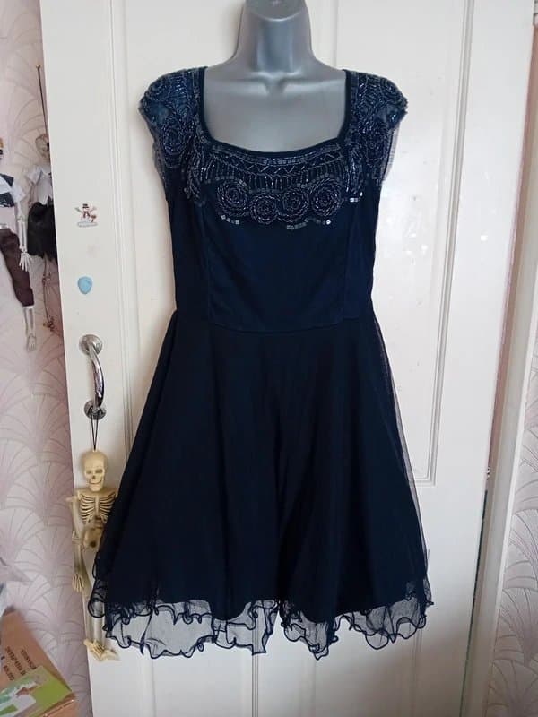 Boohoo Navy dress