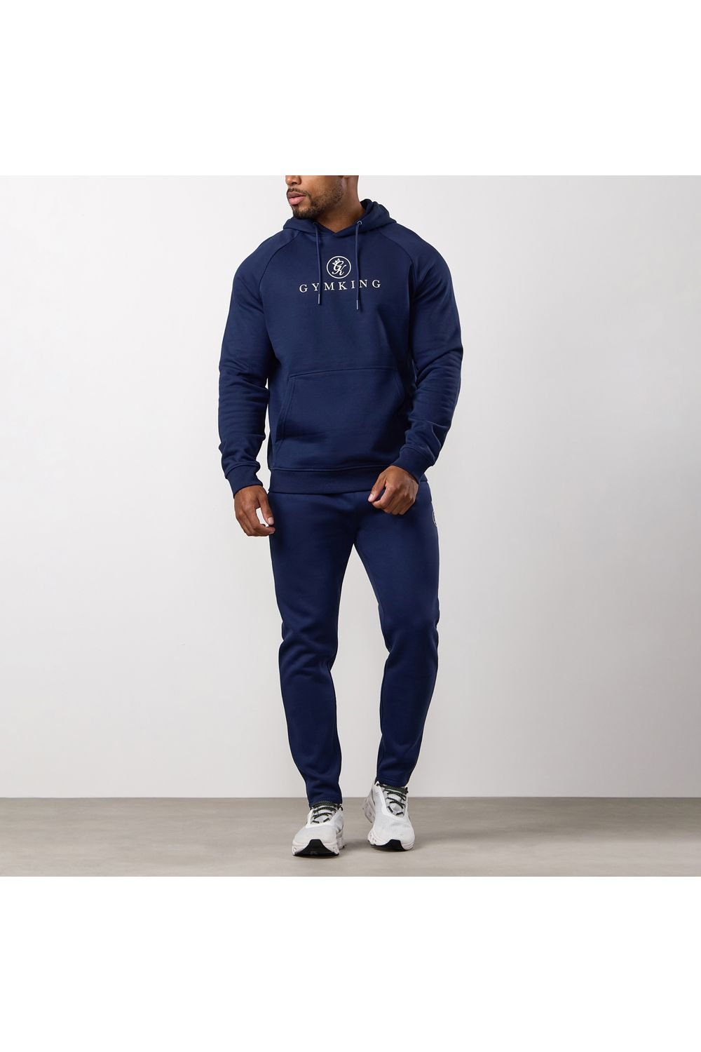 Gym King GYM KING Men's Pro Logo Hood Navy - 3