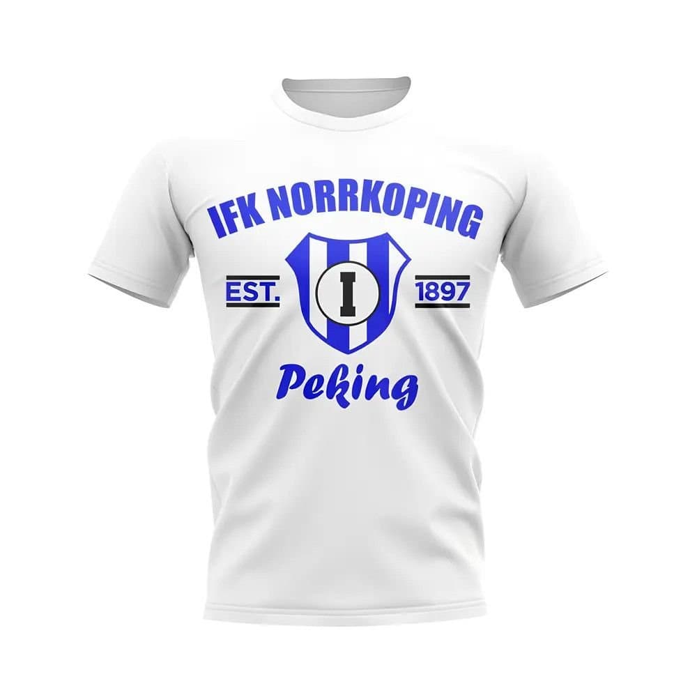 IFK Norrkoping IFK Norrkoping Men's Personalised Established Football T-Shirt White