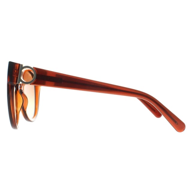 Salvatore Ferragamo Salvatore Ferragamo Women's Cat Eye Crystal Caramel Brown Gradient SF1031S - 3
