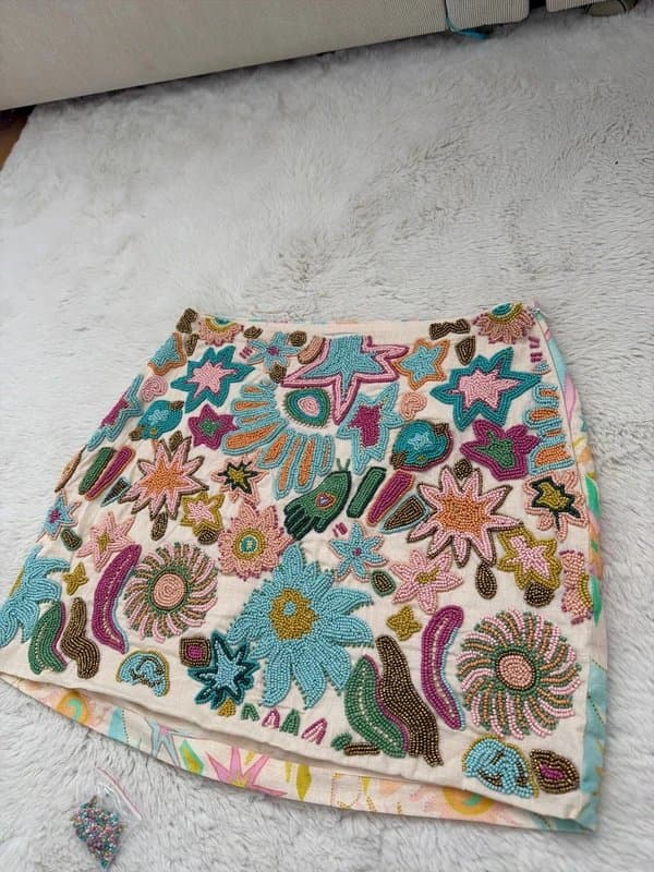 Never Fully Dressed Never fully dressed dreamer beaded skirt size 8
