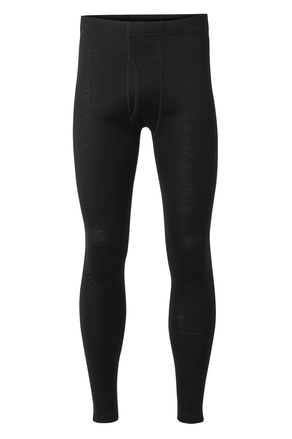 Craghoppers Craghoppers Men's 'Merino' Regular Fit Baselayer Tights in Jet Black