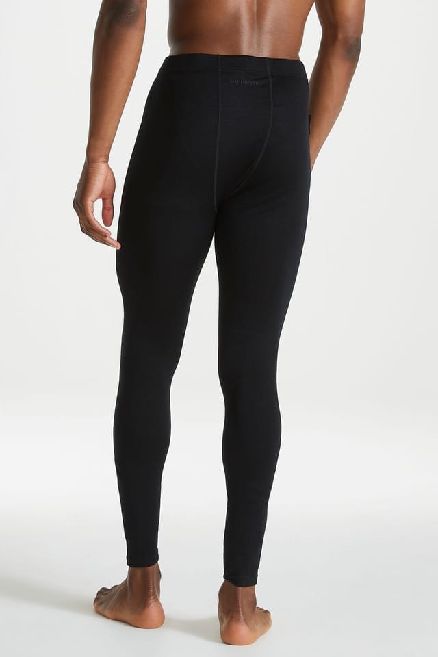 Craghoppers Craghoppers Men's 'Merino' Regular Fit Baselayer Tights in Jet Black - 3