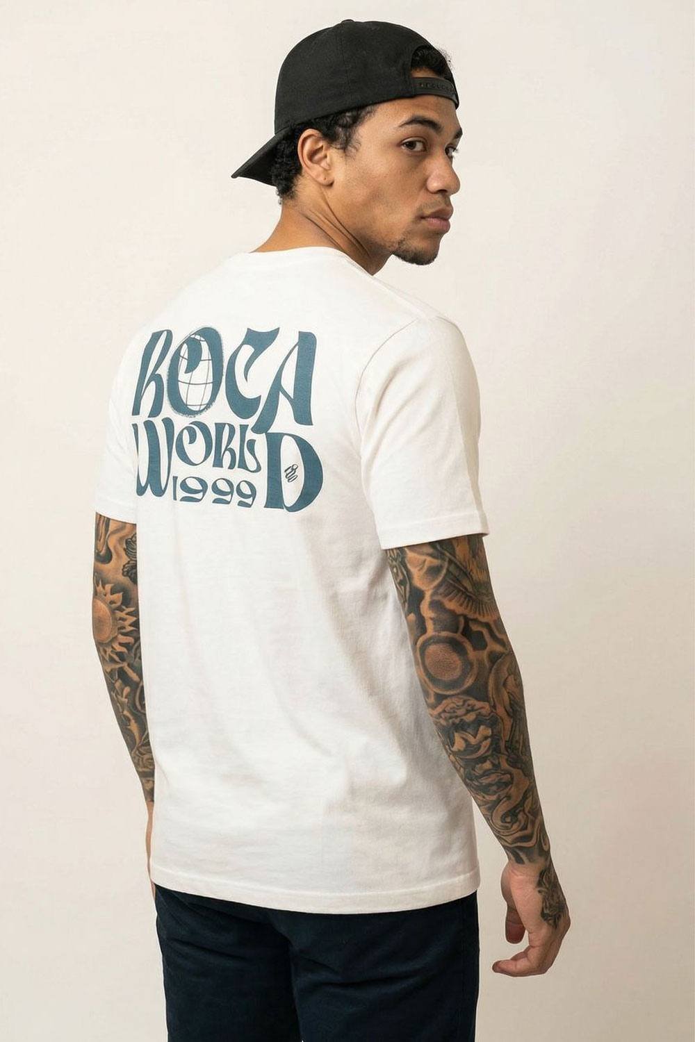 RocaWear Rocawear Men's Roca World 1999 T-Shirt in White - 3