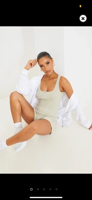 PLT Plt light green playsuit