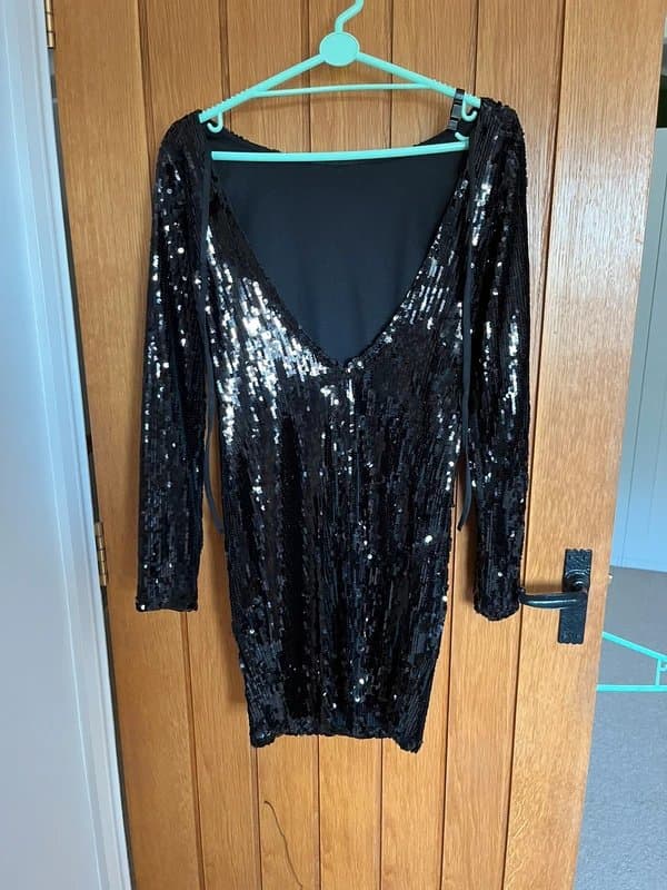 ASOS Asos black sequin dress