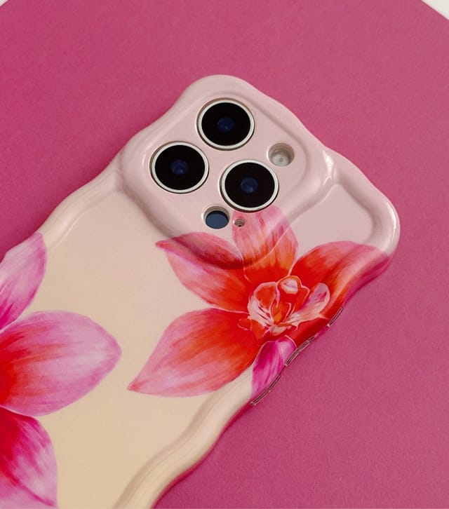 Coconut Lane Light Pink Sunset Flower Phone Case Coconut Lane New Look - 2
