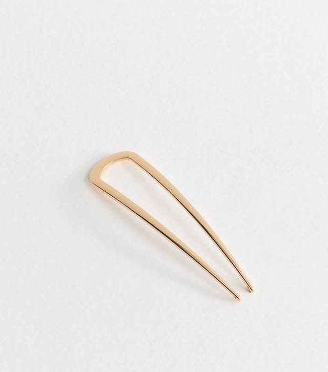 New Look Gold Metal Hair Pin New Look - 2