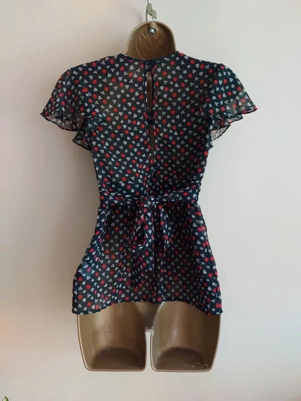 Topshop Vintage Short Sleeved Top 8