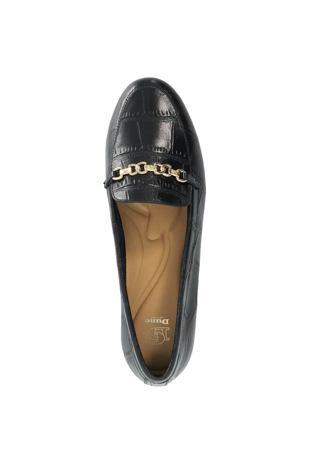 Dune London Dune London Women's 'Gearing' Leather Loafers in Black - 4