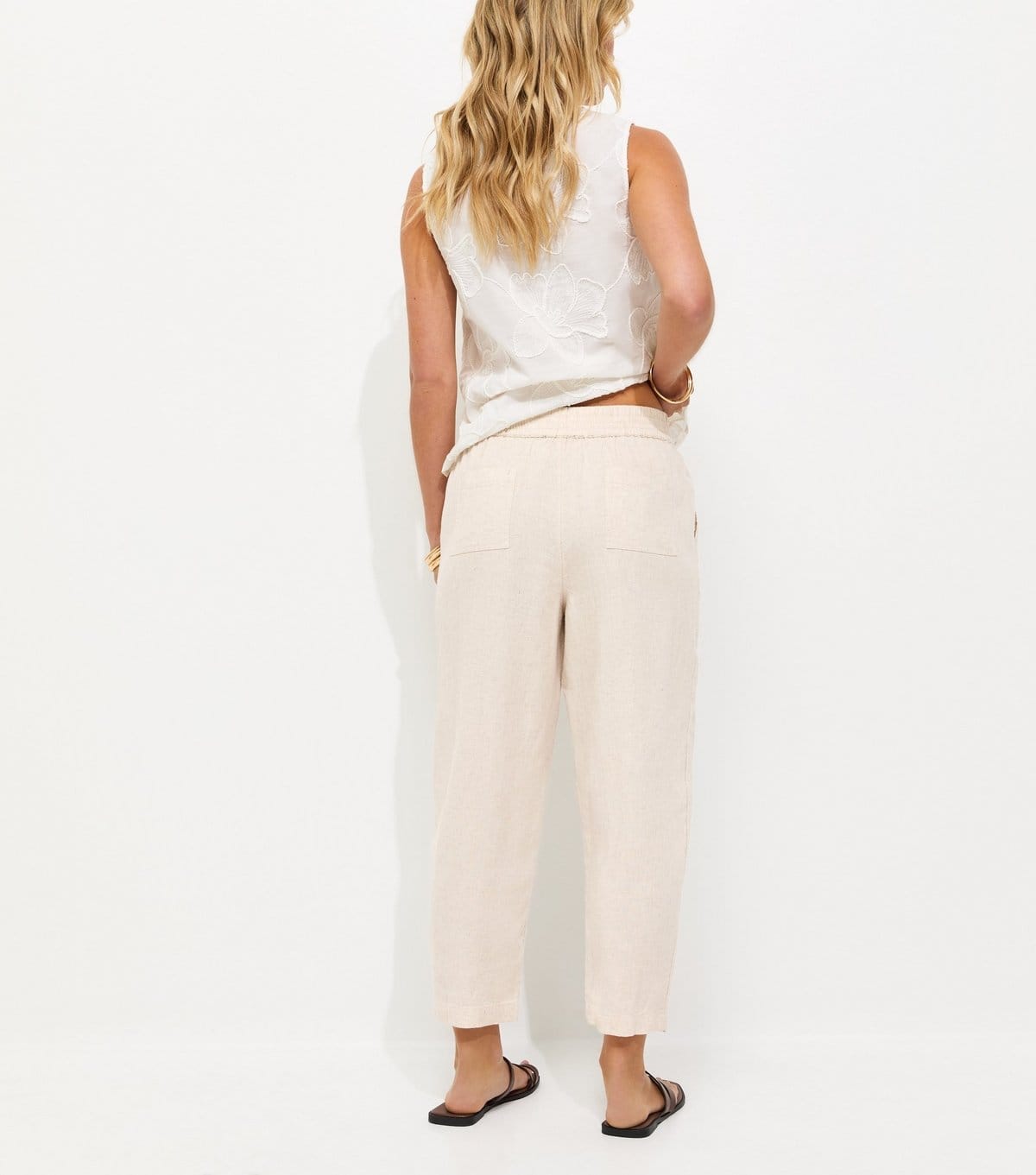 New Look Women's Petite Stone Tapered Leg Trousers New Look - 4