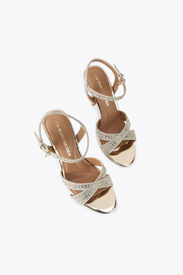 KG Kurt Geiger KG Kurt Geiger Women's 'Soraya Bling' Heels in Gold - 2