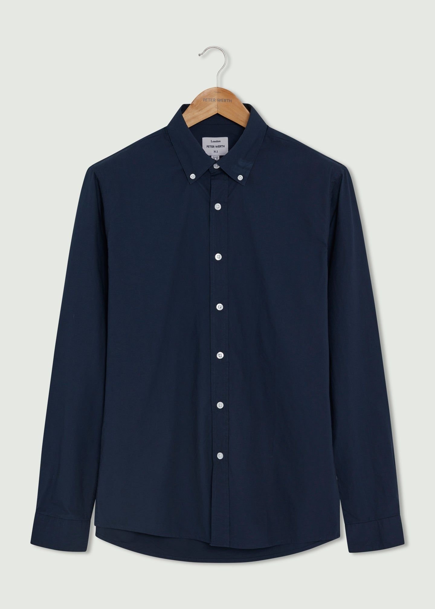 Peter Werth Peter Werth Men's Peak LS Shirt in Navy - 1