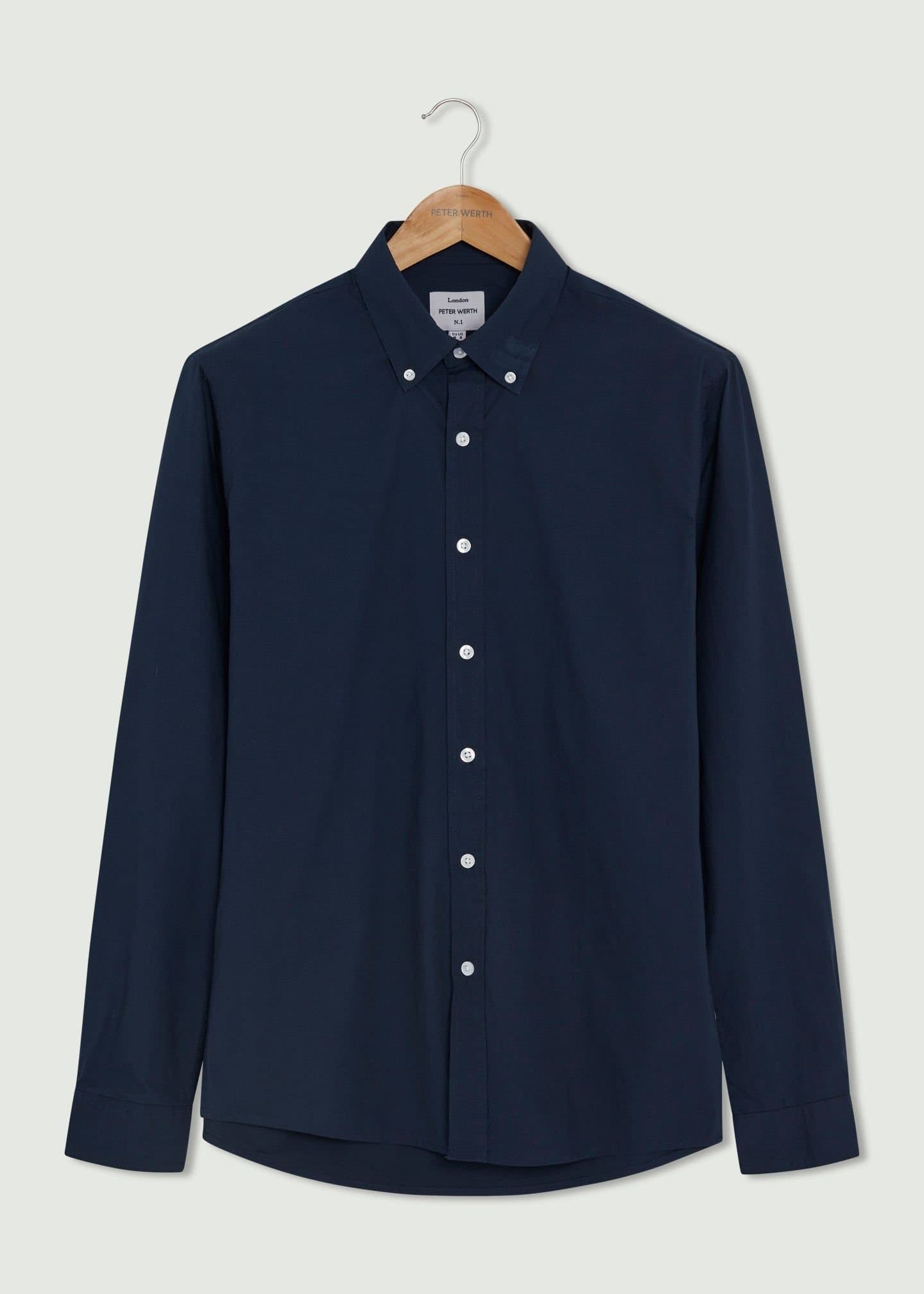 Peter Werth Peter Werth Men's Navy Long Sleeve Shirt