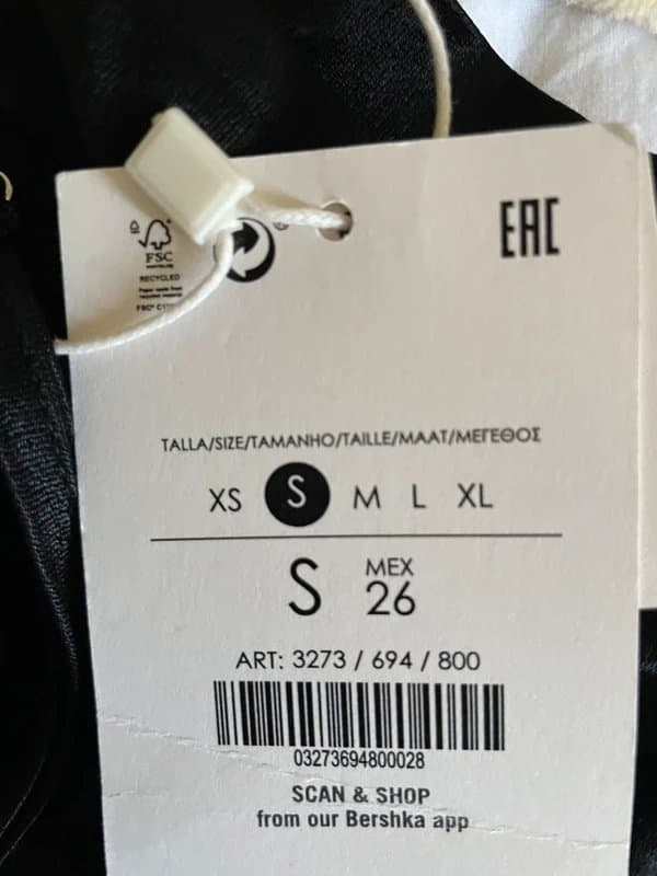 Bershka Bershka cowl neck crop top black