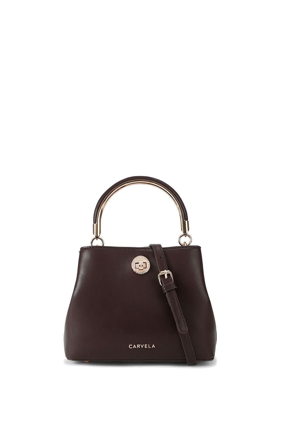 Carvela Carvela Women's 'Jackpot Top Handle' Bag in Brown