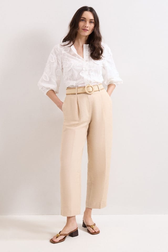 Phase Eight Phase Eight Women's Daisy Texture Blouse in White - 2
