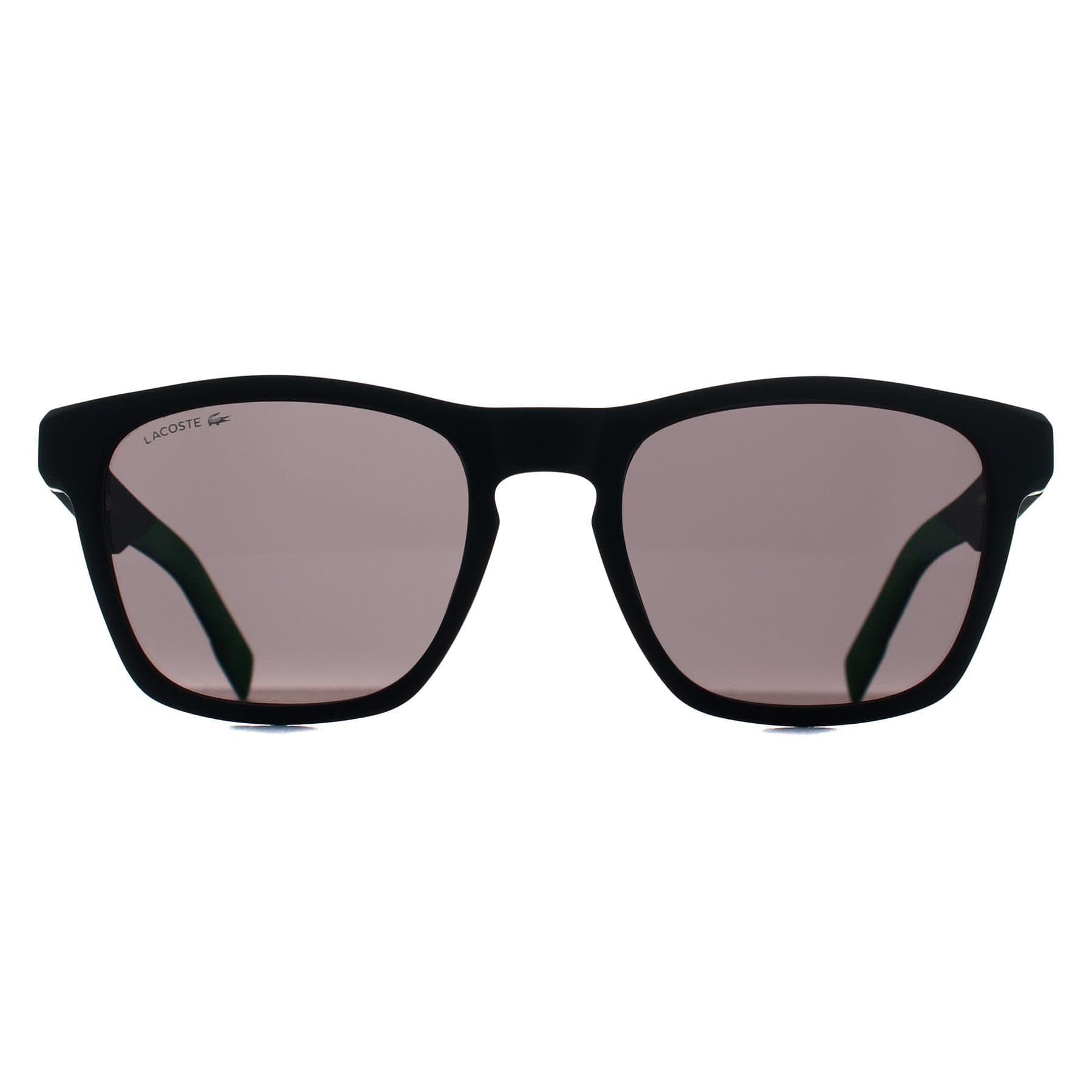 Lacoste Lacoste Men's Rectangle Matte Black Grey L6018S