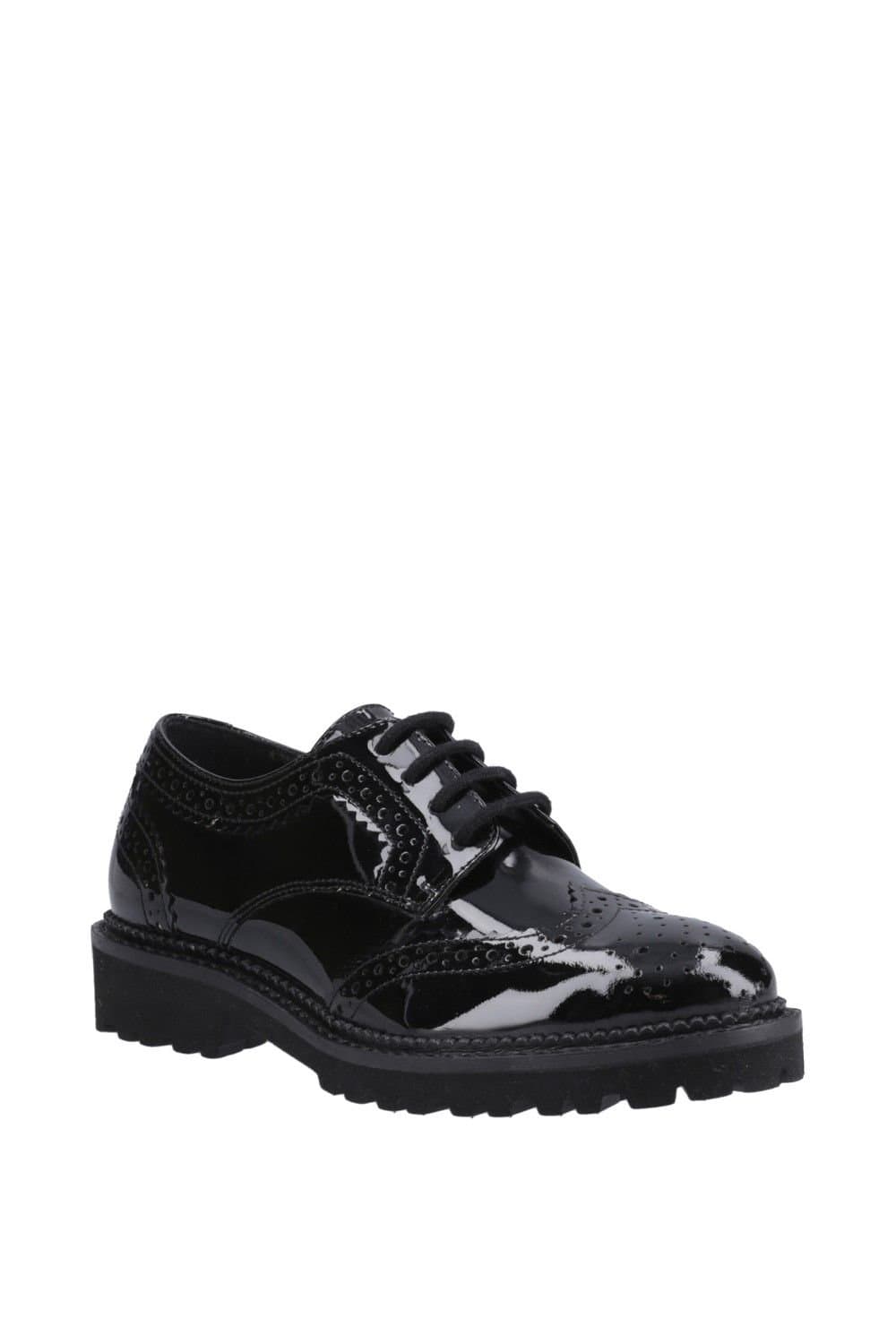 Hush Puppies Hush Puppies Women's Gabi Lace Up Patent Senior in Black