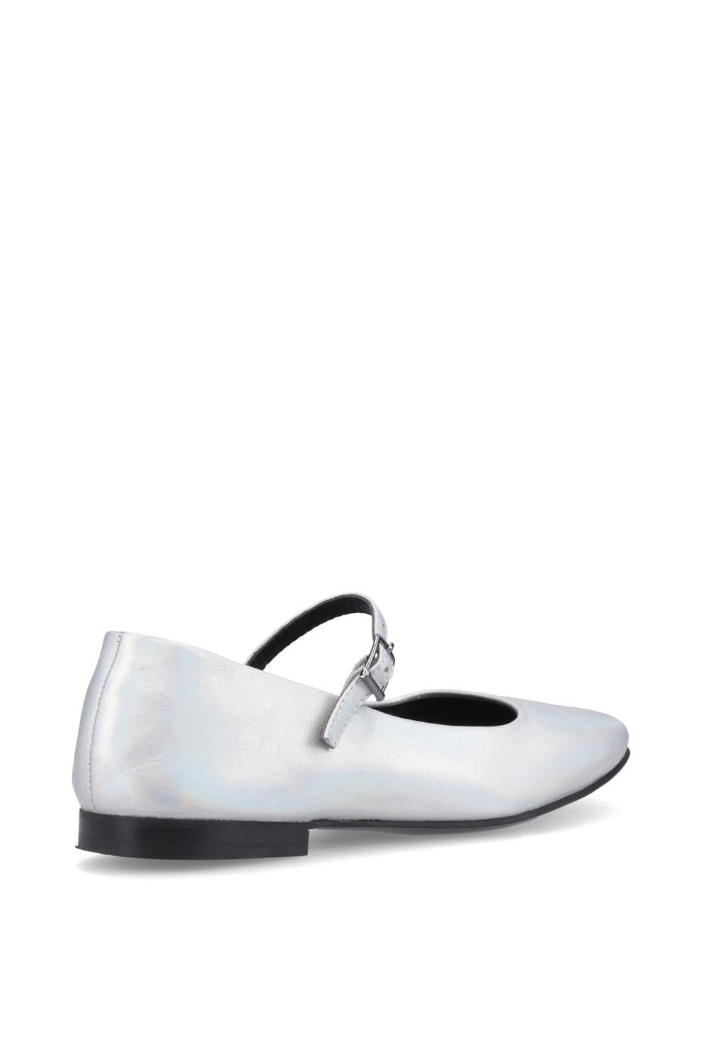 Hush Puppies Hush Puppies Women's Pasha Leather Ballerina in Silver - 2