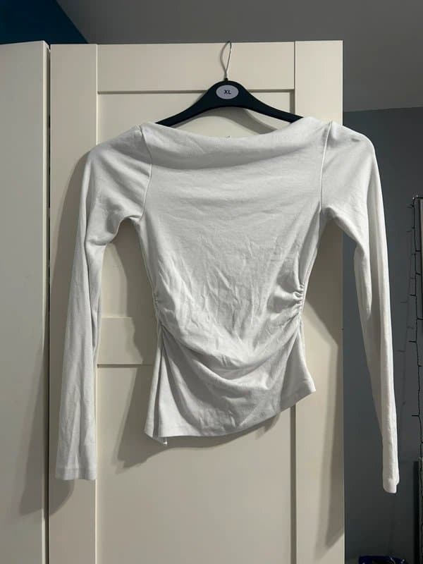 Bershka bershka ruched side long sleeve