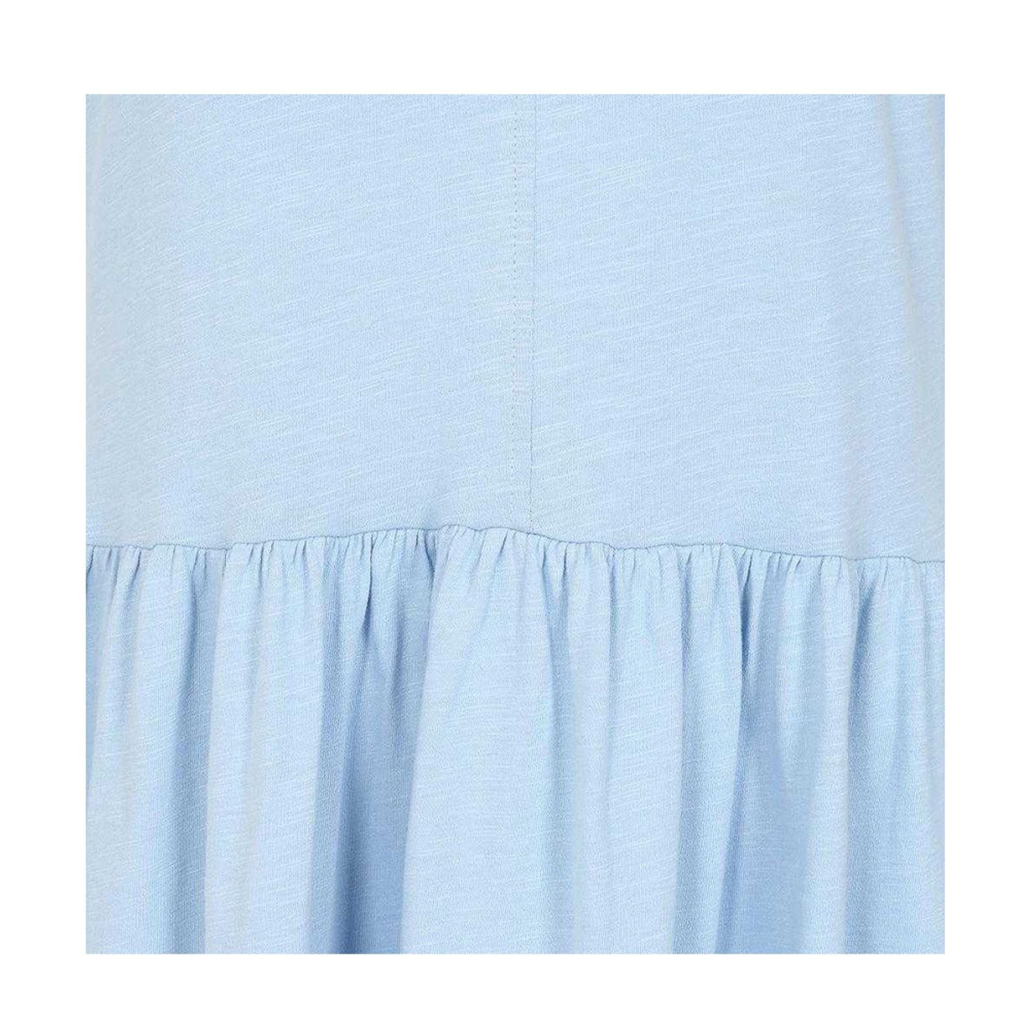 Lazy Jacks Lazy Jacks Women's Long Gathered Dress in Baby Blue - 3
