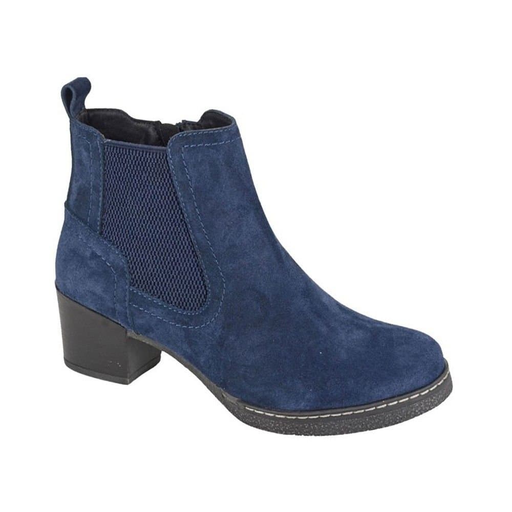 Cipriata Cipriata Women's Alessina Suede Ankle Boots in Navy