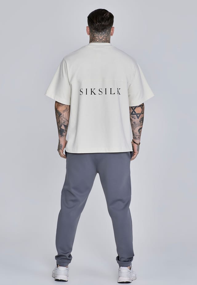 SikSilk SikSilk Men's Essentials Pleated Pants in Grey - 3