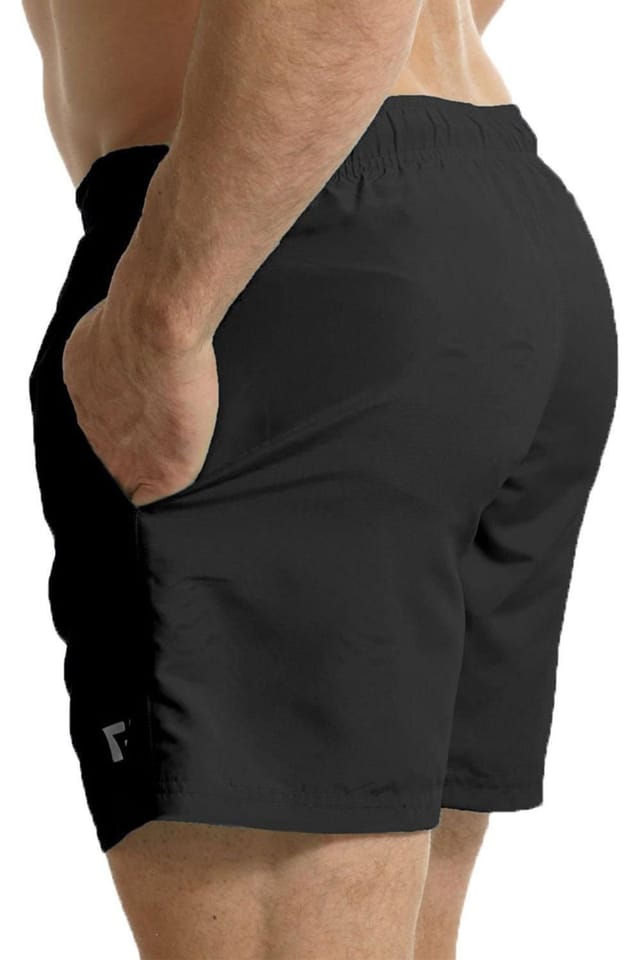 RIPT Essentials RIPT Essentials Men's Plain Swim Shorts in Black - 2