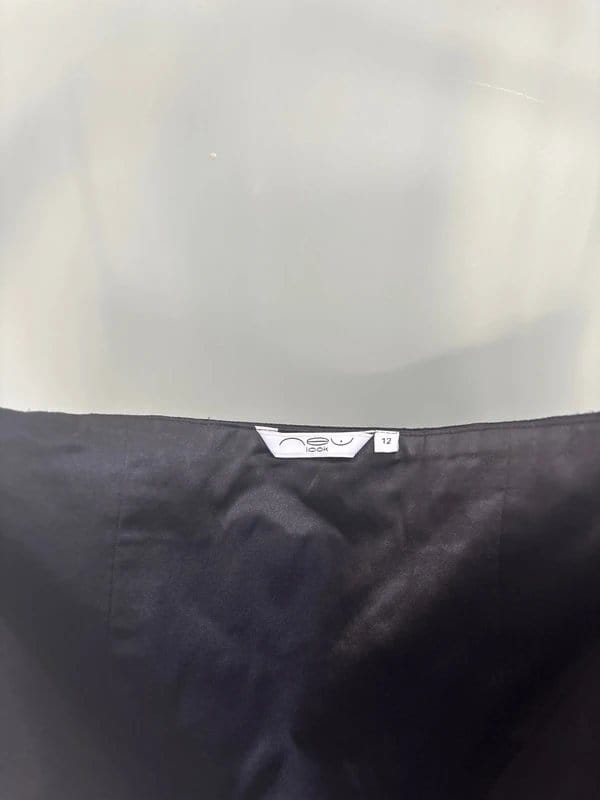 New Look New look black mesh panel mini dress. - 1