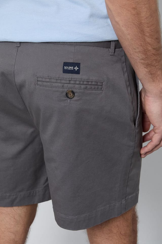 Maine Maine Men's Grey Premium Skipper Shorts - 2