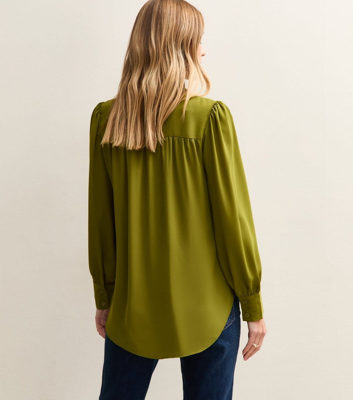 New Look Women's Mid Green Long Sleeve Shirt New Look - 4