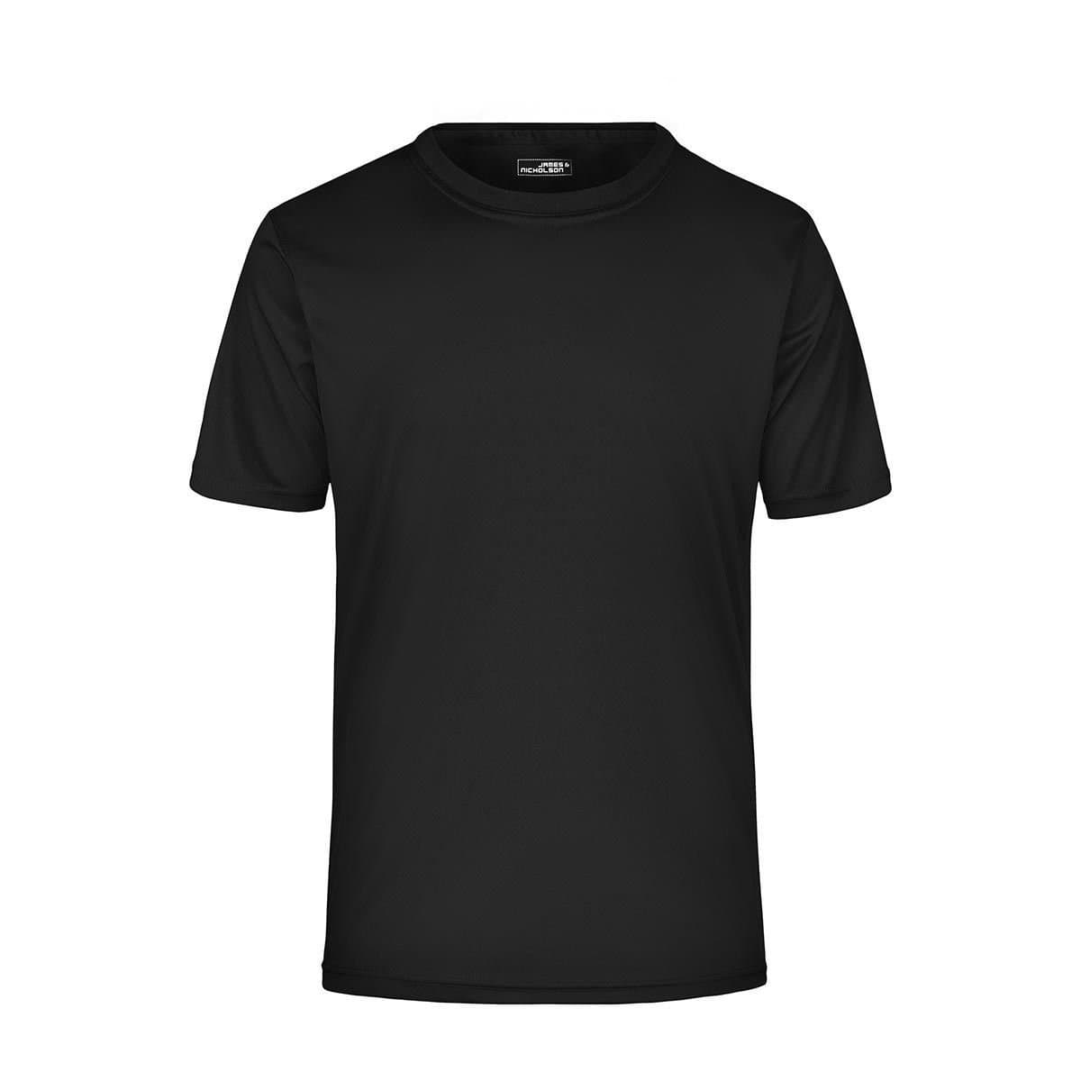 James and Nicholson James and Nicholson Men's Active T-Shirt in Black