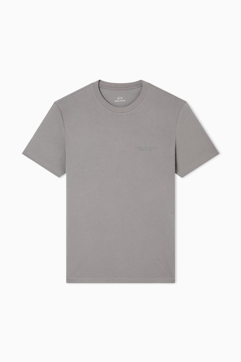 Armani Exchange Armani Exchange Men's Milano - New York Small Logo T-Shirt Taupe - 1