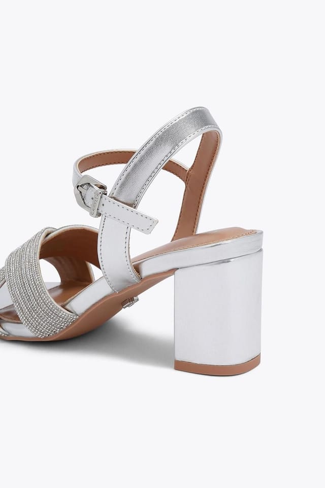 Carvela Carvela Women's 'Divine Block' Heels in Silver - 3